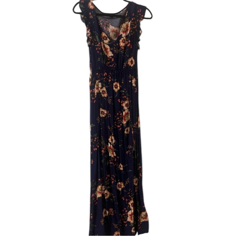 SALE 3/$20 Maxi Dress - Navy and Red